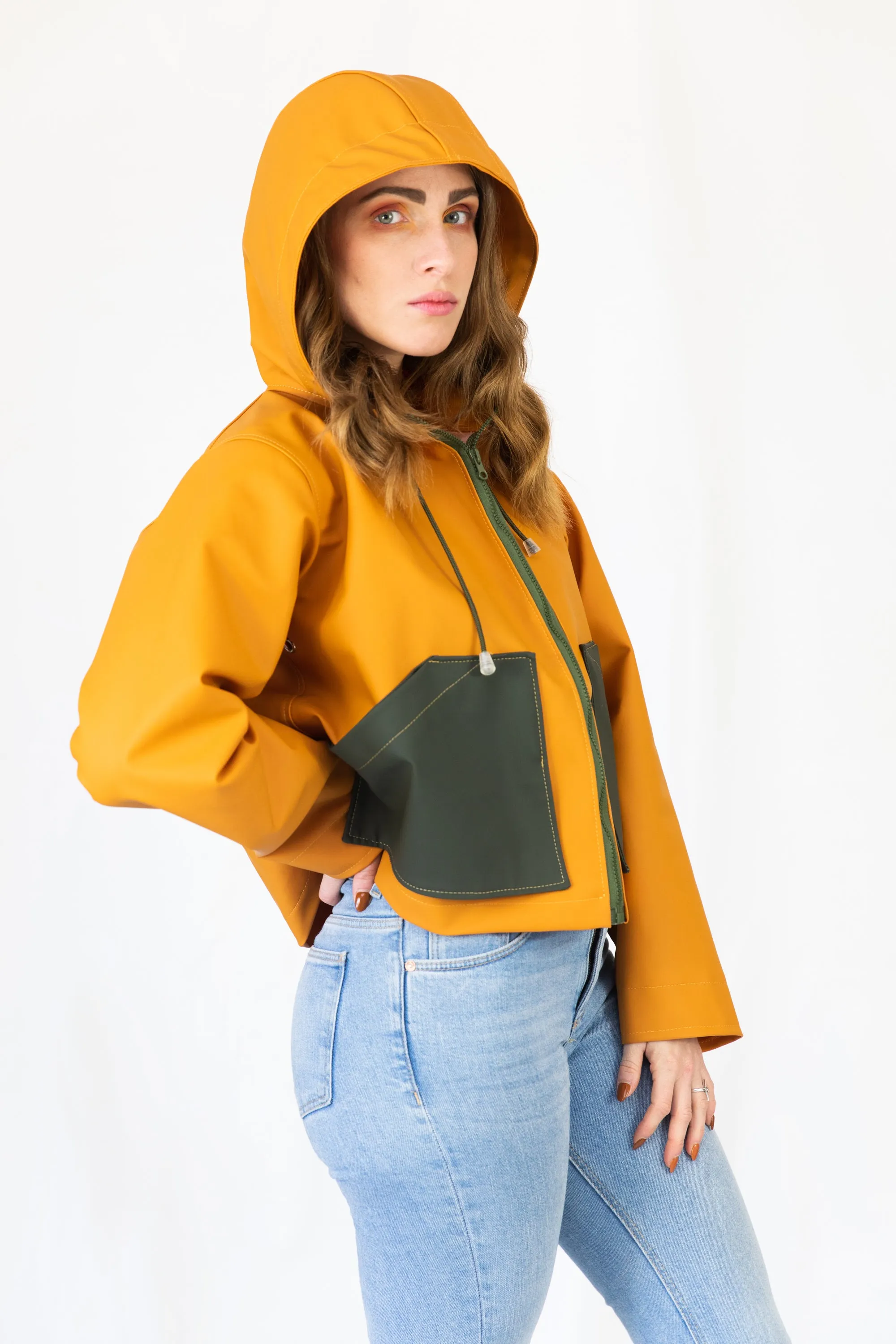 CROPPED – GIACCA IMPERMEABILE