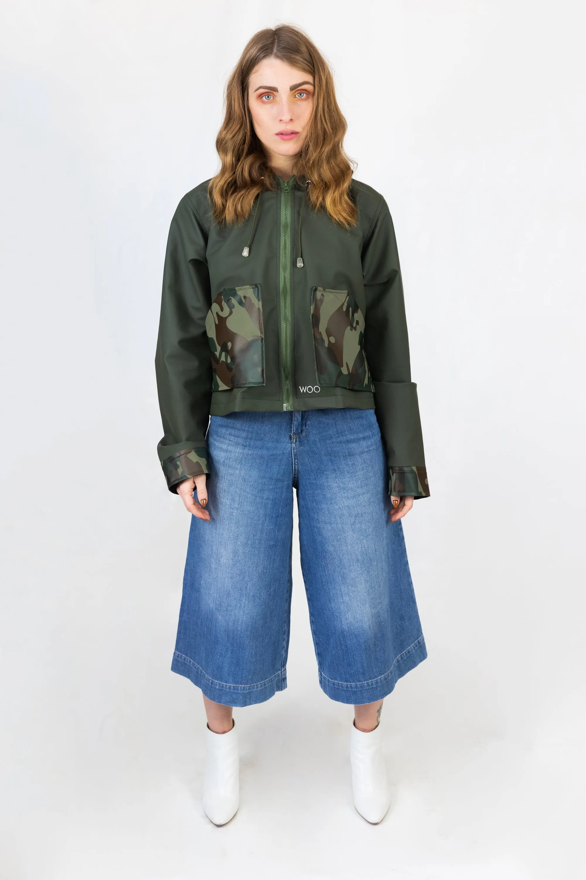 CROPPED – GIACCA IMPERMEABILE