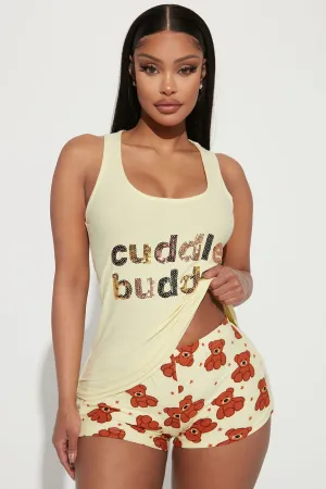 Cuddle Buddy Bear PJ Short Set