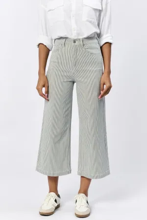Dear John- Audrey Wide Leg Jean- Railroad Grey