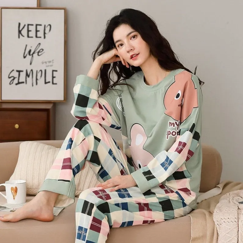 Designer Print Two-piece Lounge Sets