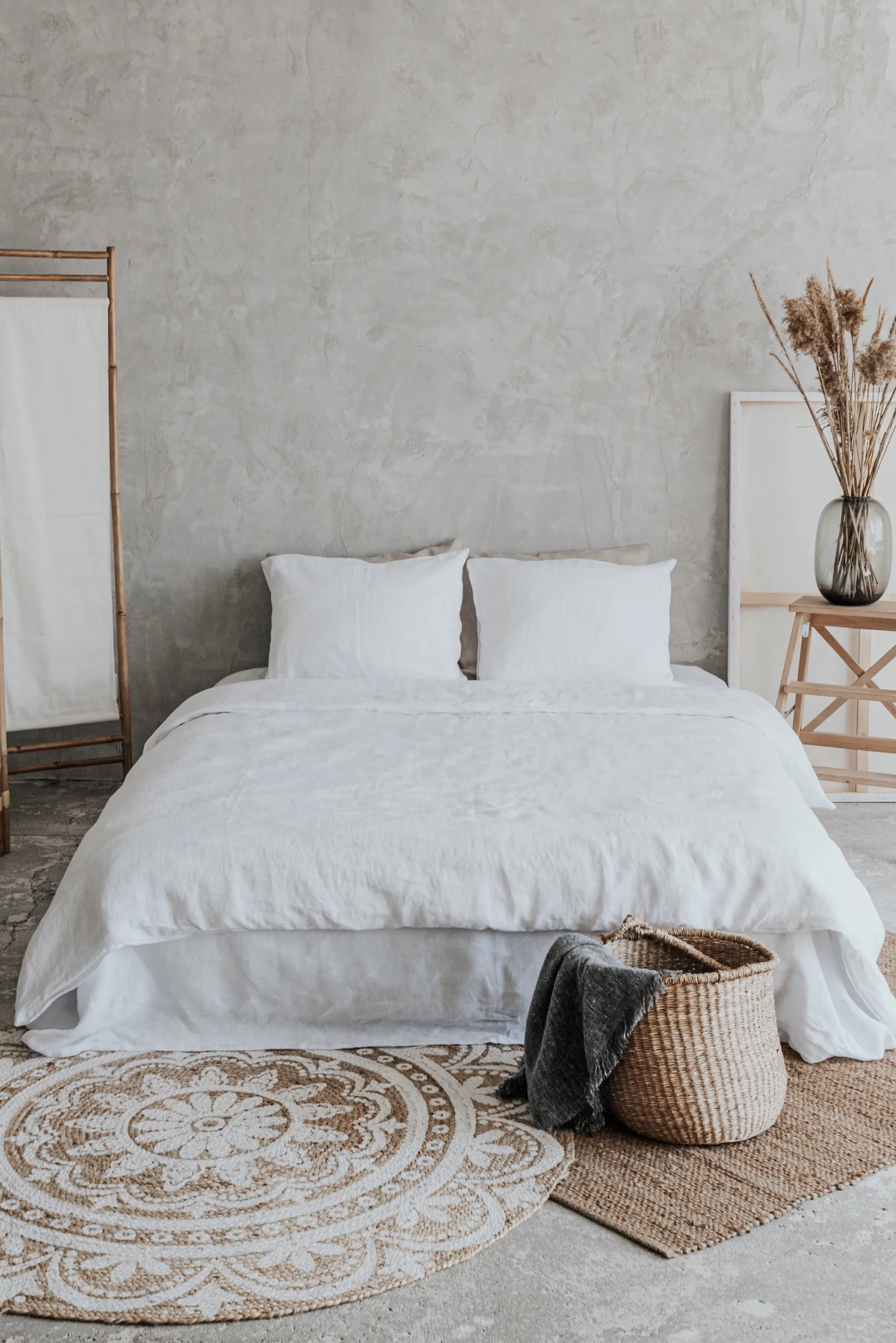 Duvet Cover and Pillowcases Set - White
