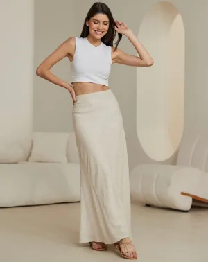Elivetta Maxi Skirt - Beige
