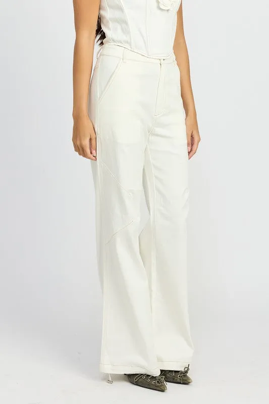 Emory Park HIGH WAISTED WIDE LEG PANTS