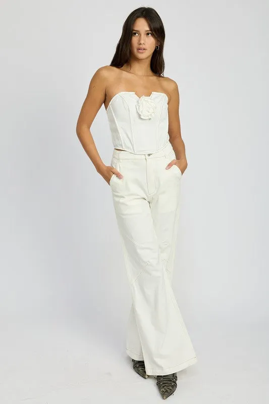 Emory Park HIGH WAISTED WIDE LEG PANTS