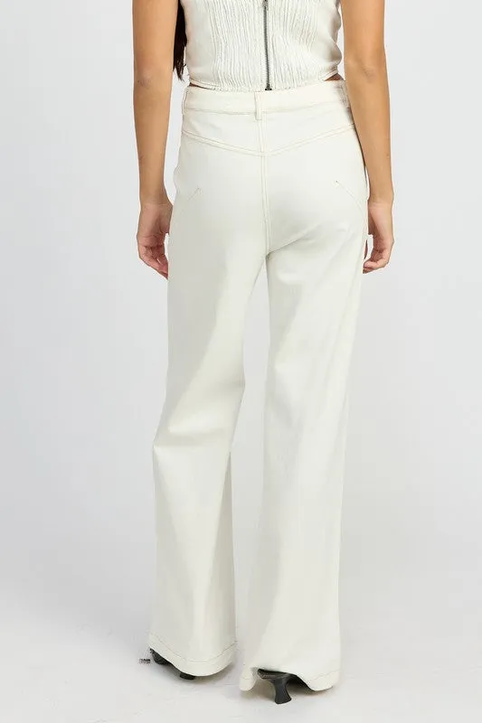 Emory Park HIGH WAISTED WIDE LEG PANTS