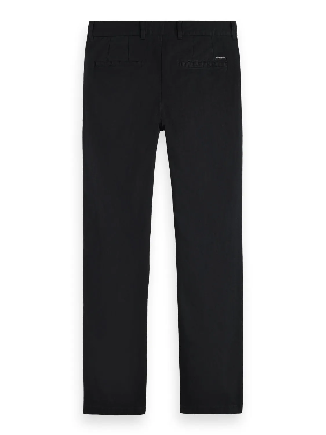 ESSENTIALS - Stuart Regular Slim Fit Chino - Black