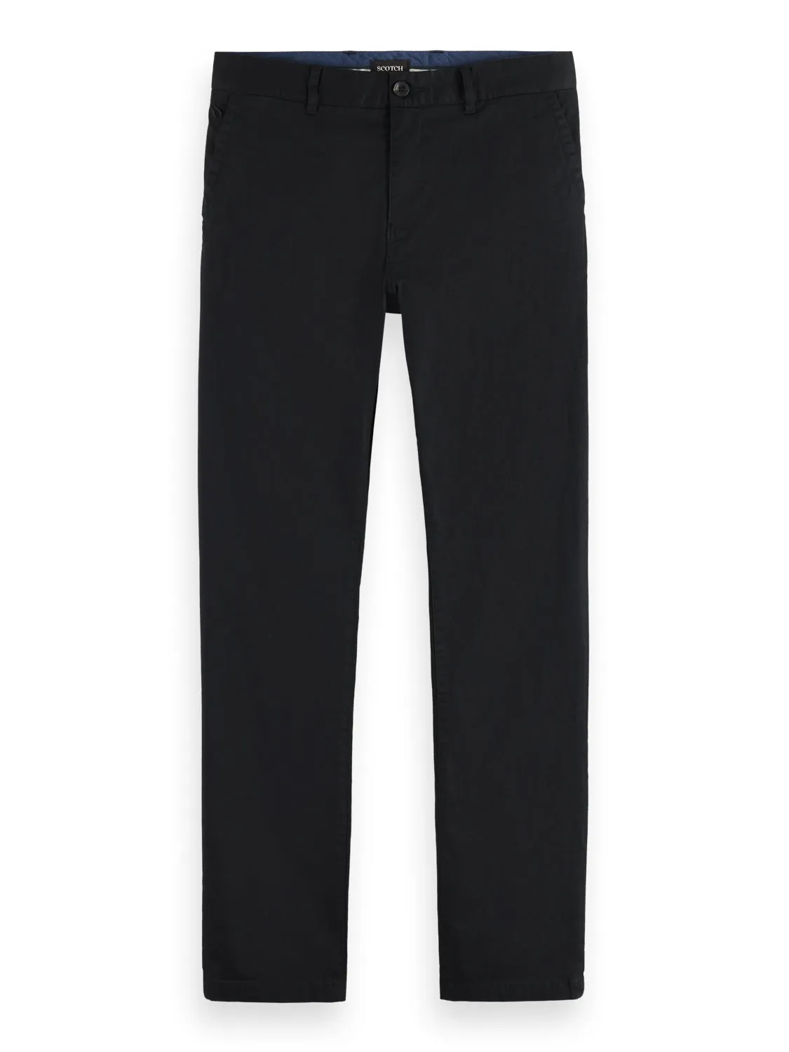 ESSENTIALS - Stuart Regular Slim Fit Chino - Black