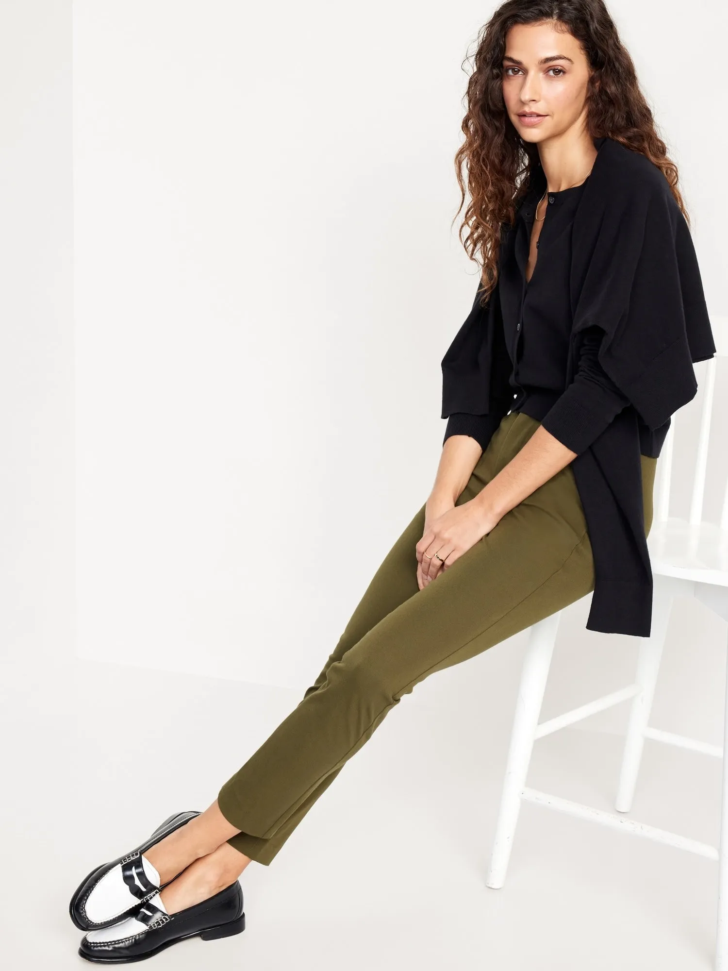 Extra High-Waisted Polished Pixie Skinny Pants