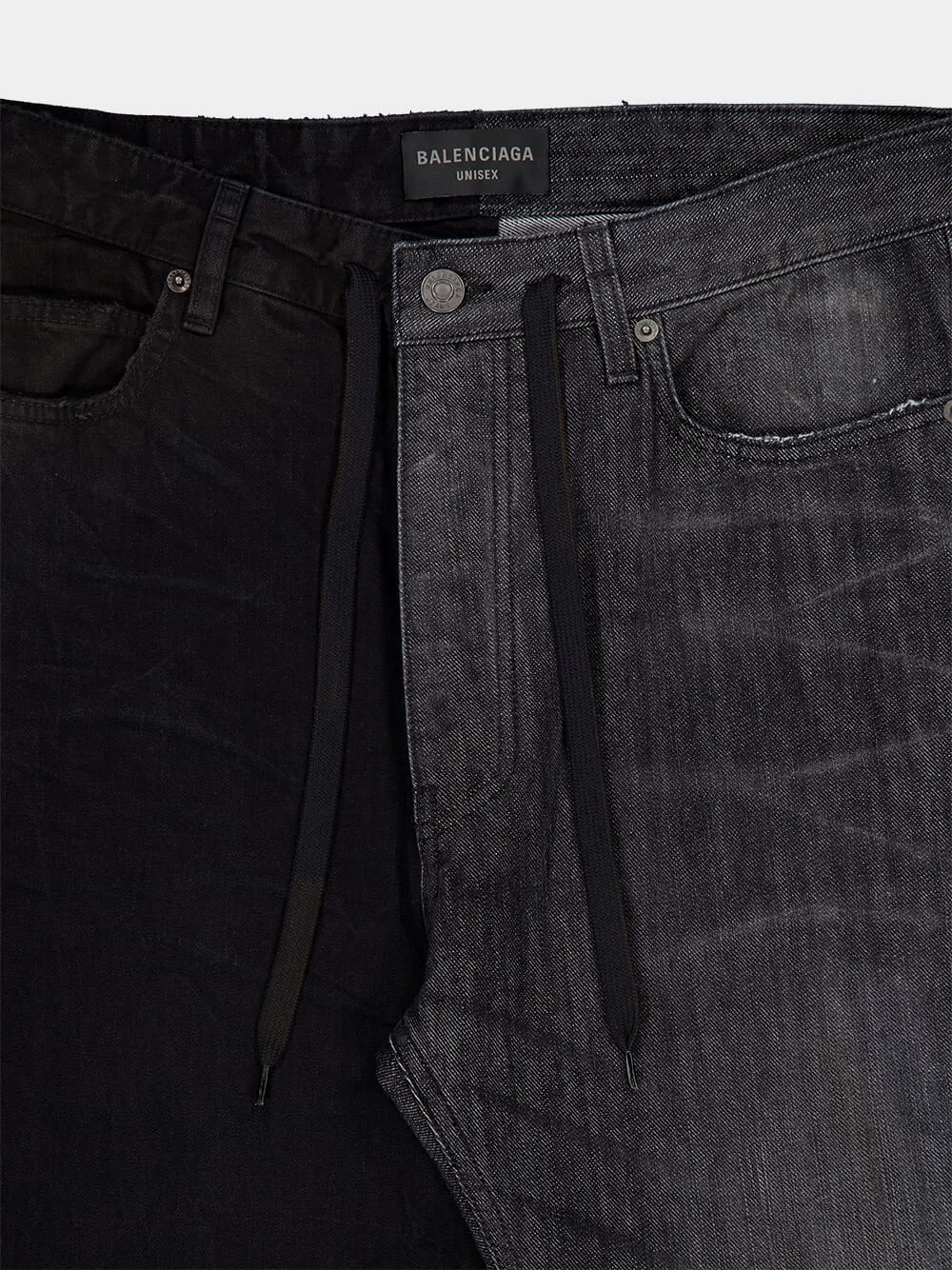 Fifty-Fifty Black Denim Pants