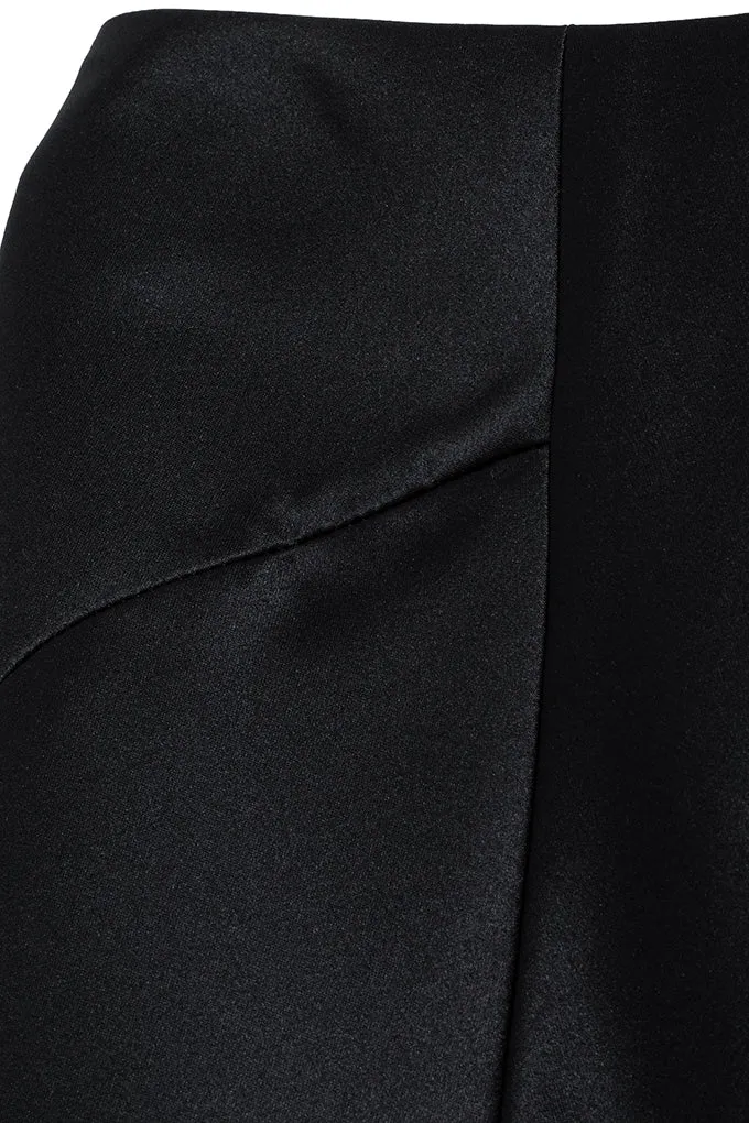 Flared midi skirt