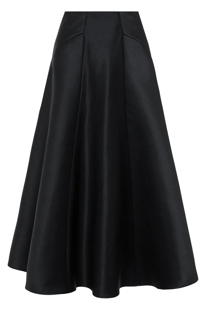 Flared midi skirt