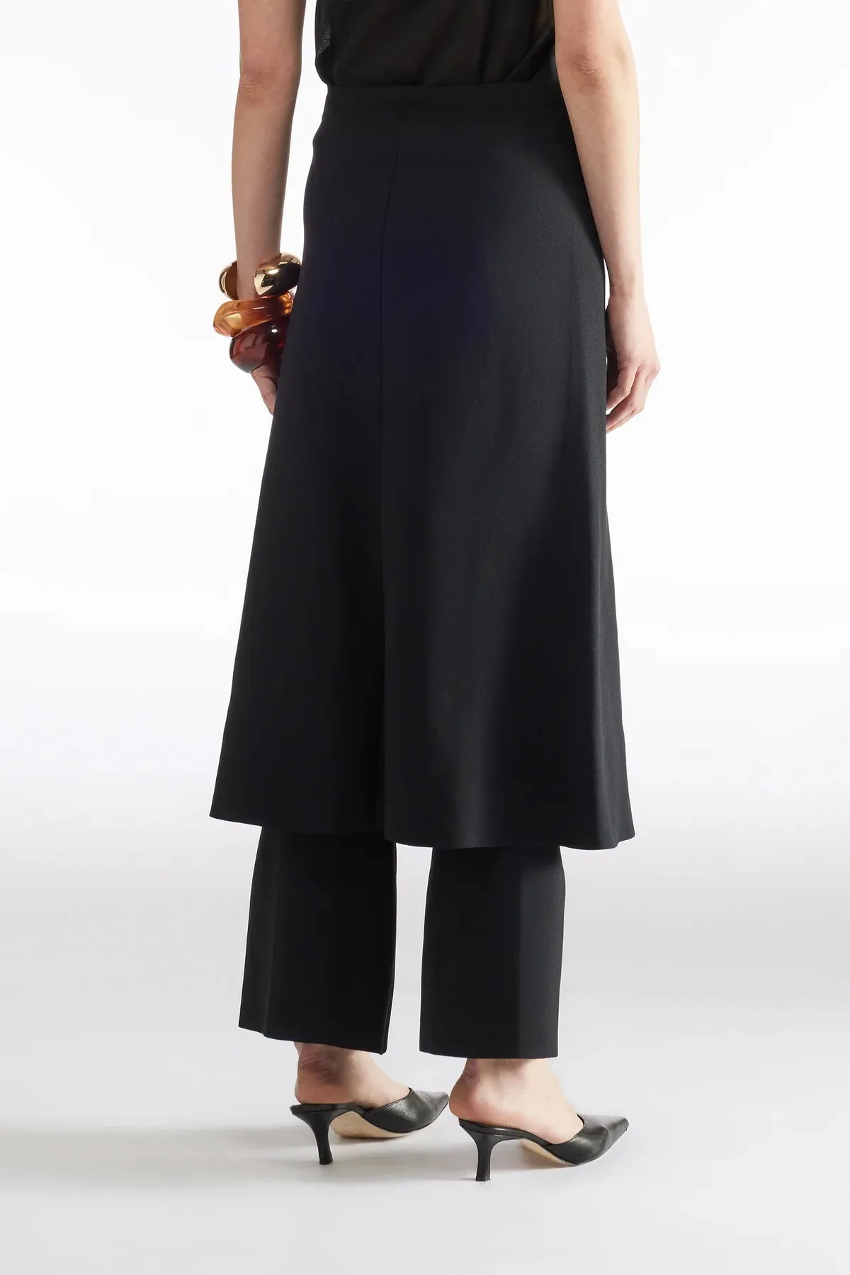 Flared Skirt - Black