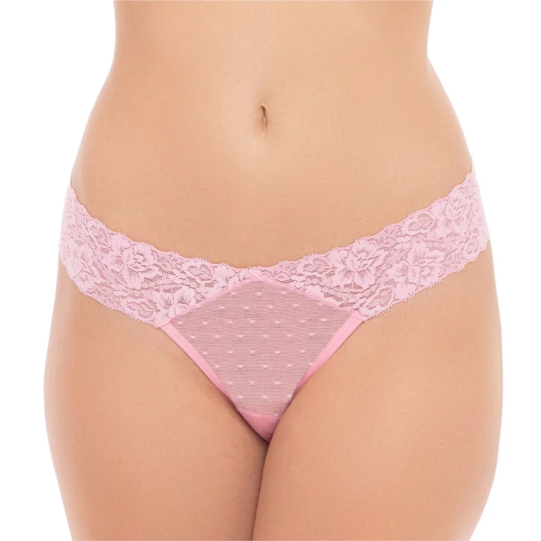 Flirtation Panty with Lace Up Back