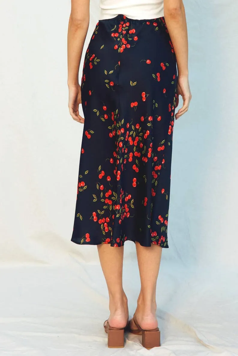Fruit Punch Bias Cut Skirt
