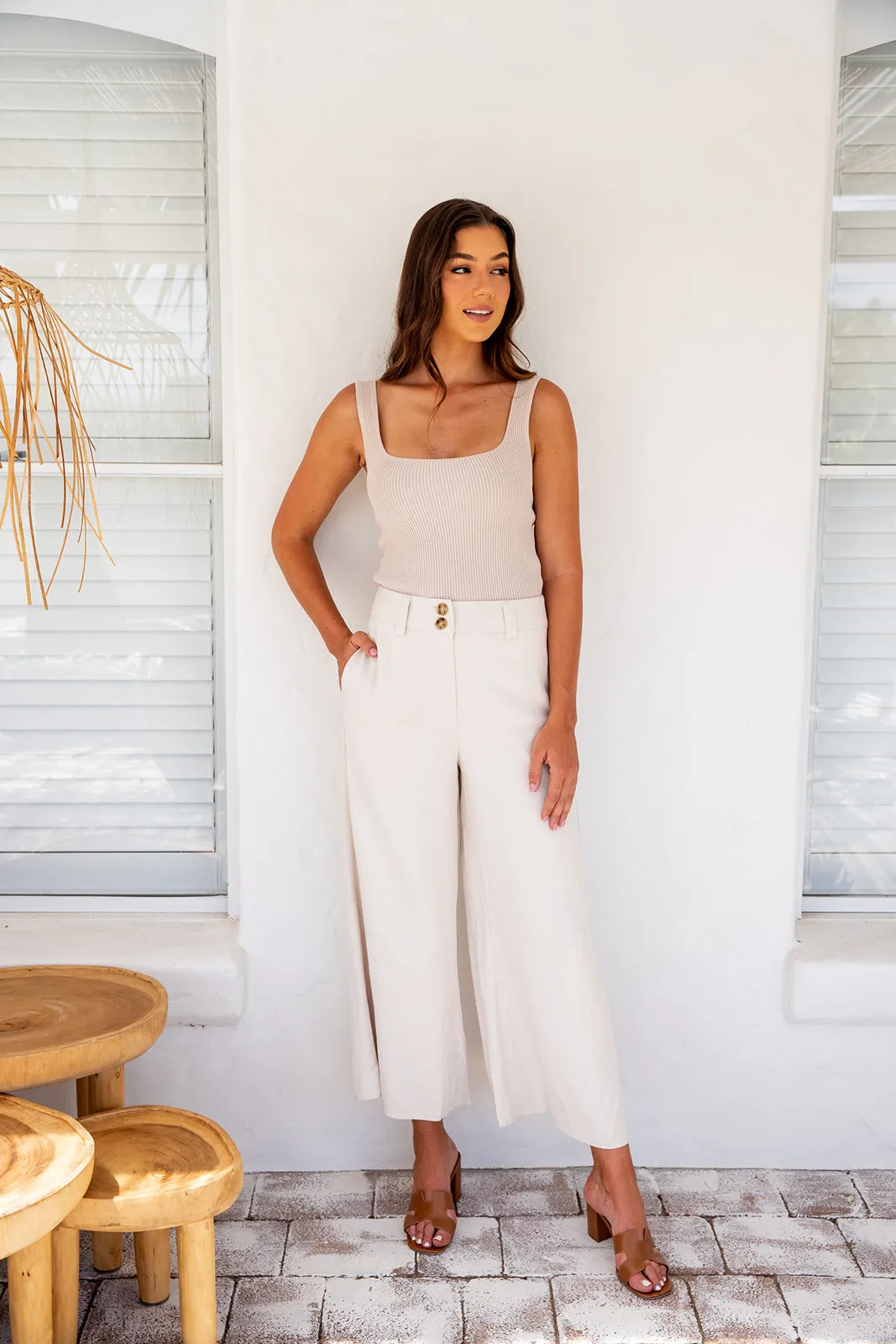 Gliston Pants - Beige
