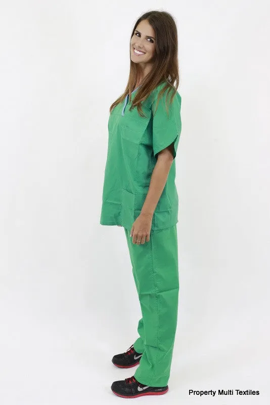 Green Scrub Shirt and Pant Sets