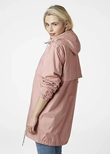 Helly-Hansen Womens JPN Raincoat Waterproof Windproof Breathable Urban Rain Coat, 096 Ash Rose, Small
