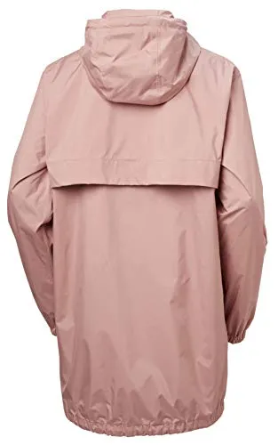 Helly-Hansen Womens JPN Raincoat Waterproof Windproof Breathable Urban Rain Coat, 096 Ash Rose, Small