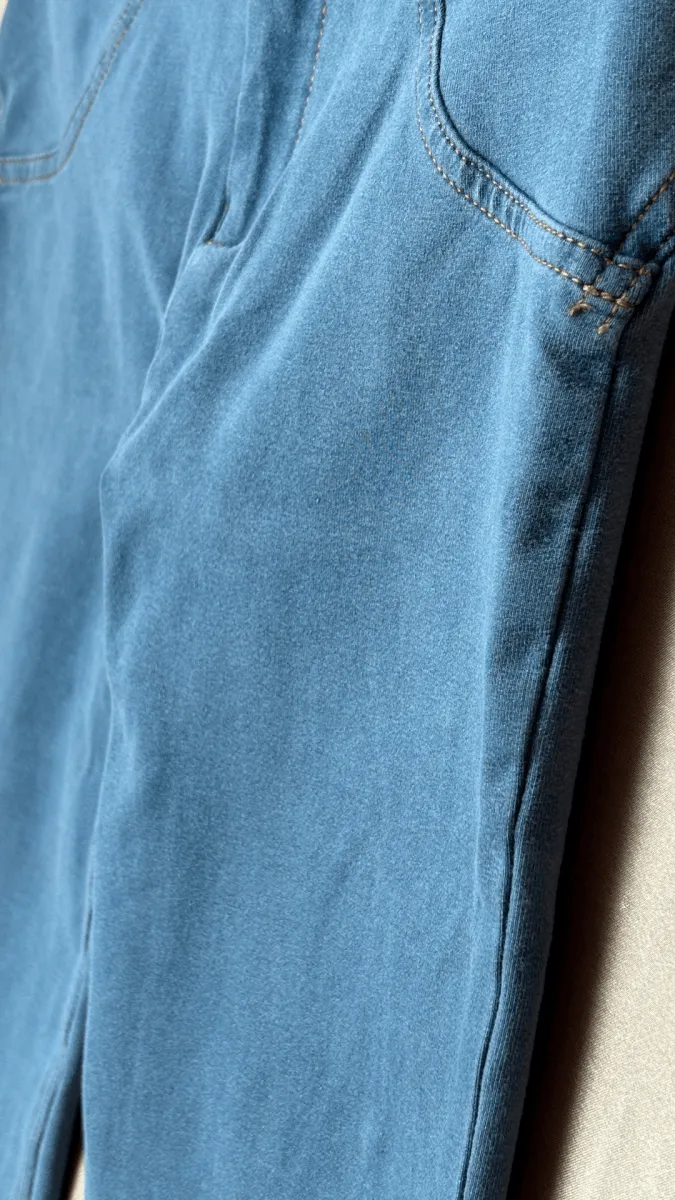 High Rise Butt Enhancer Light Blue Jeggings
