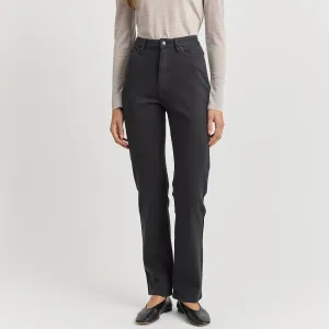 High Rise Straight Jean - Ink