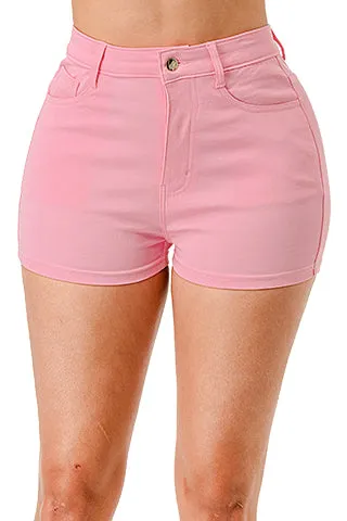 HIGH RISE STRETCH COLOR SHORTS(MMB4001R) <Bundle>
