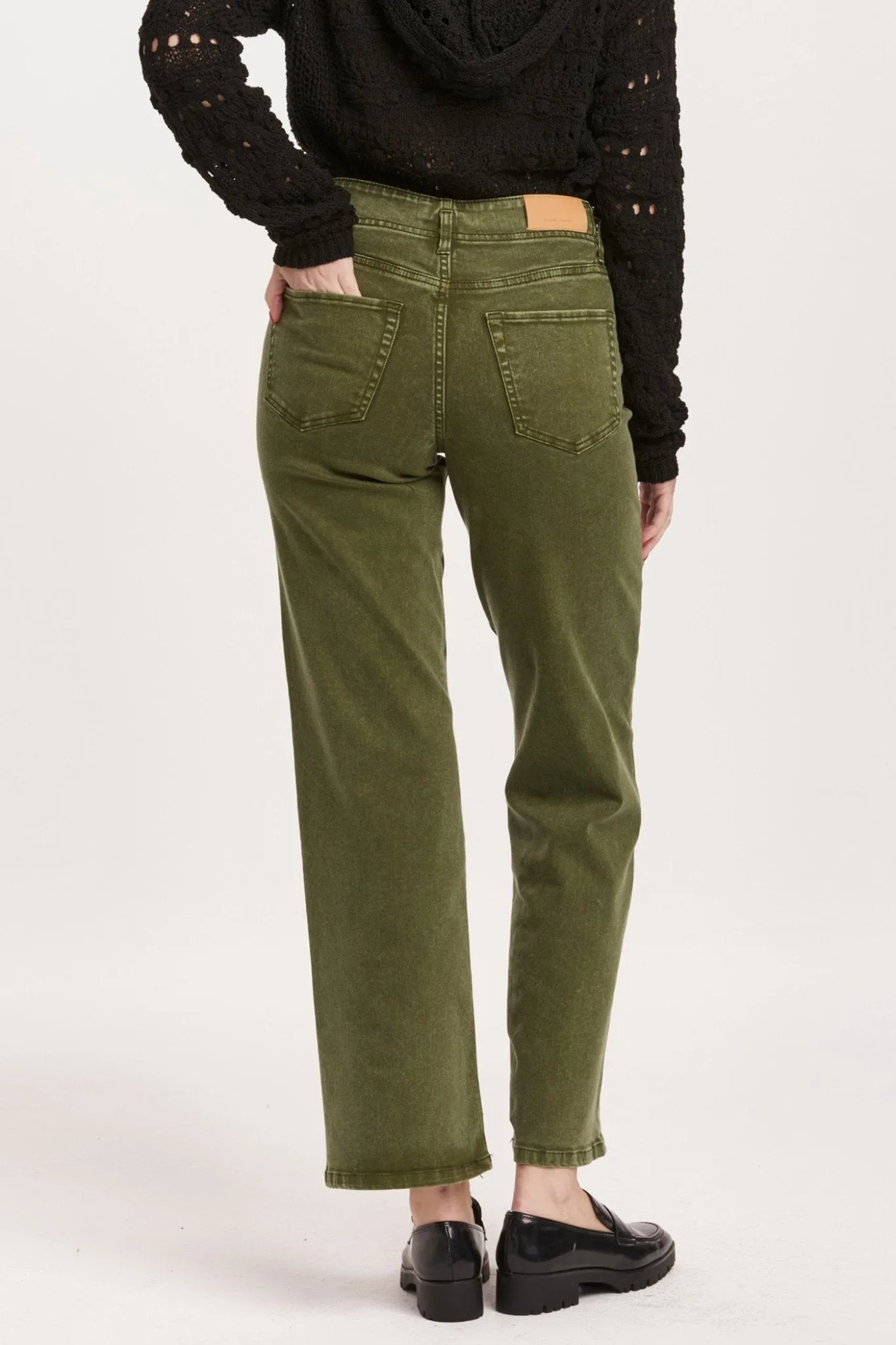Holly High Rise Straight Jeans