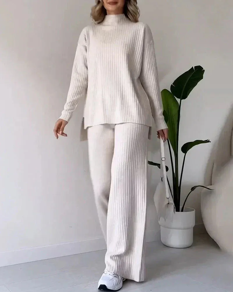 IVORY | CHICH TURTLENECK TWO PIECE