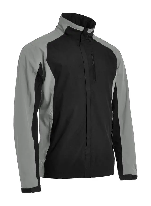 JMIERR Men's Crew Midlayer Fleece Lined Waterproof Windproof Rain Jacket