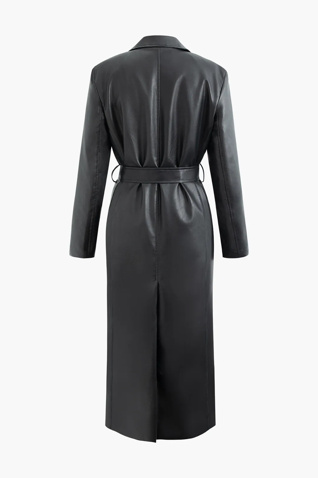 Joanna - Elegant Notched Lapel Woman's Trench Coat