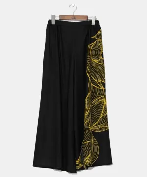 KARYU - Floral Wide Leg Pants