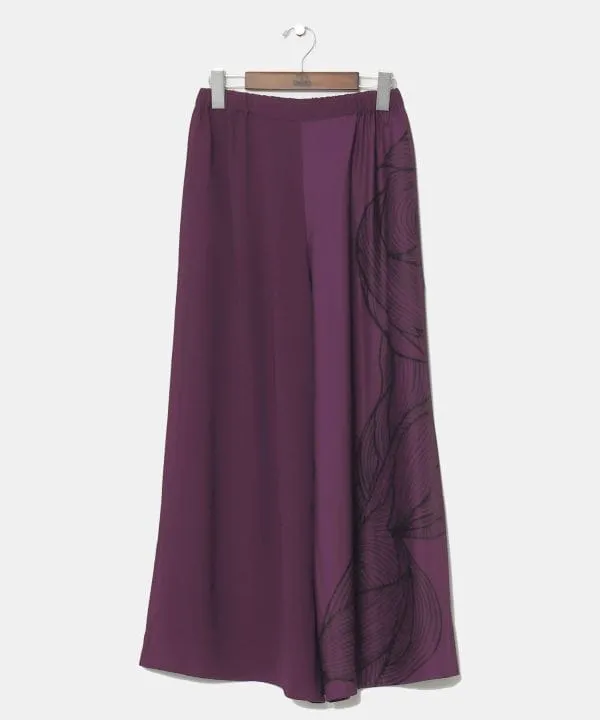 KARYU - Floral Wide Leg Pants