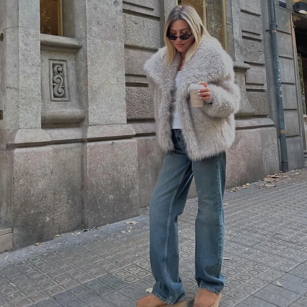 Kassia - Luxurious Soft Touch Woman's Fur Coat