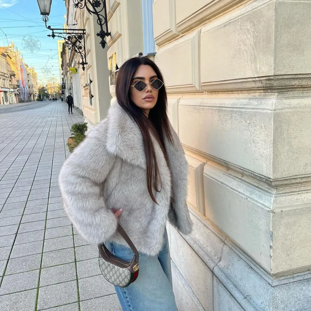 Kassia - Luxurious Soft Touch Woman's Fur Coat