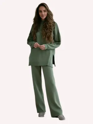 Knitted 2-Piece Pants Set