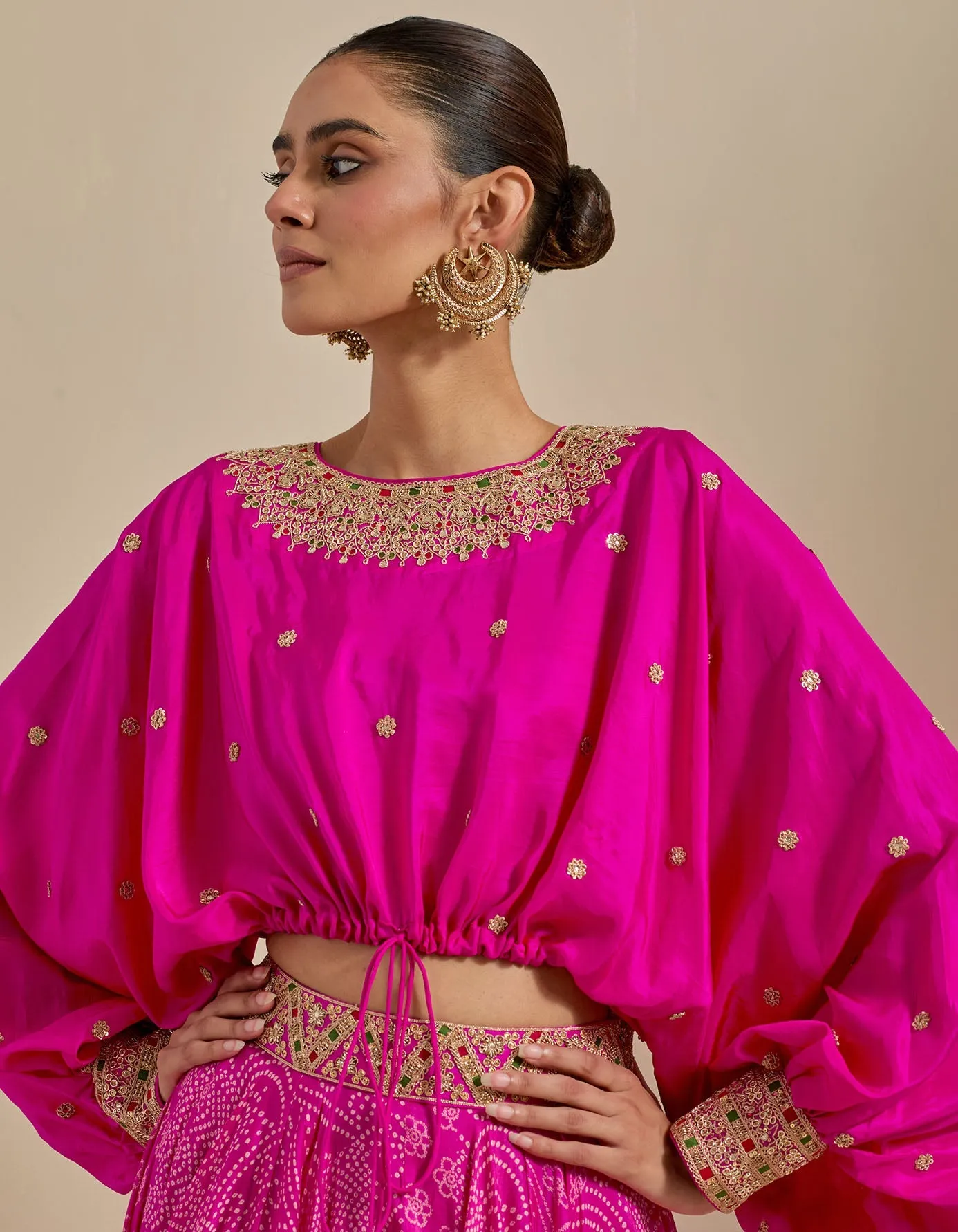 Kumari Skirt Set - Pink