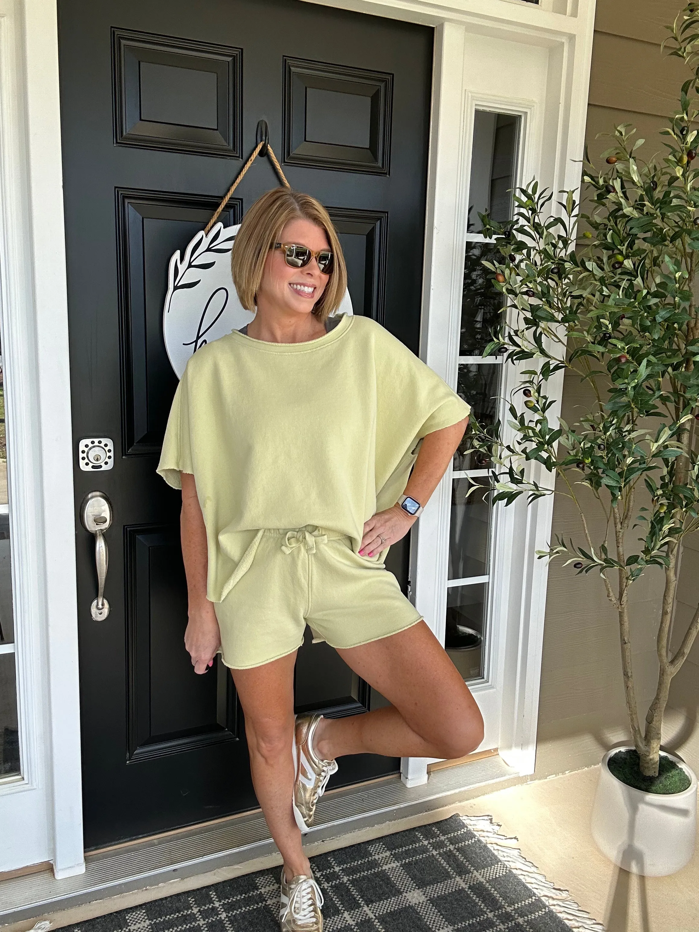 *LAST ONE* Malibu 2 Piece Set | Lemon-Lime