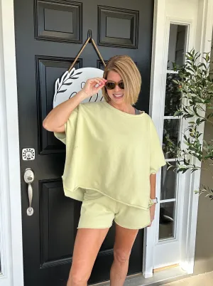 *LAST ONE* Malibu 2 Piece Set | Lemon-Lime