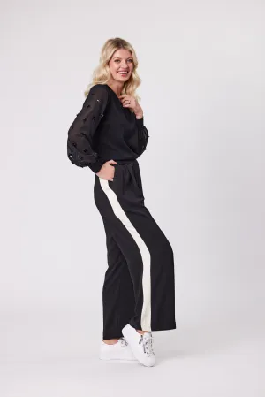 Lemon Tree Darla Pant - Black Cream