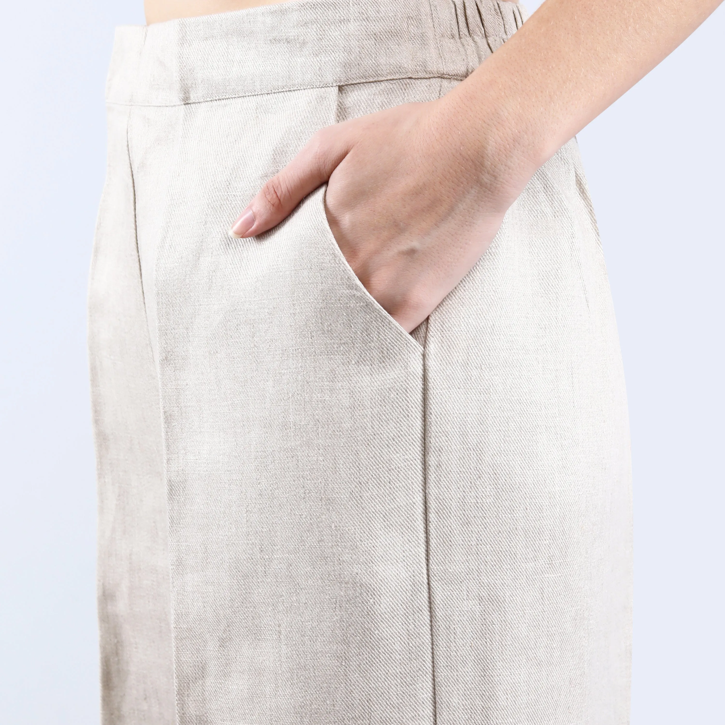 Light Beige Twill Pant