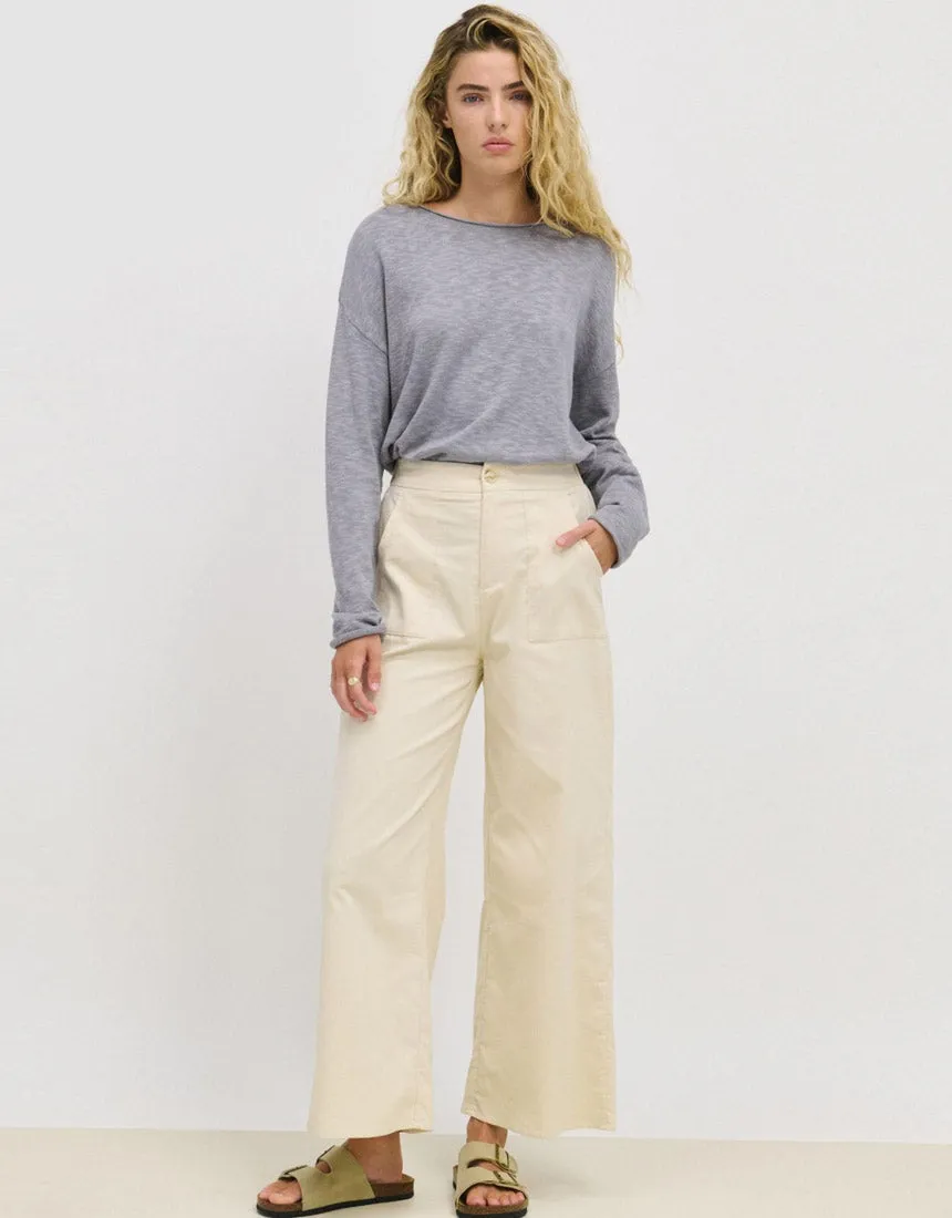 Little Lies Cord Pants - Cream