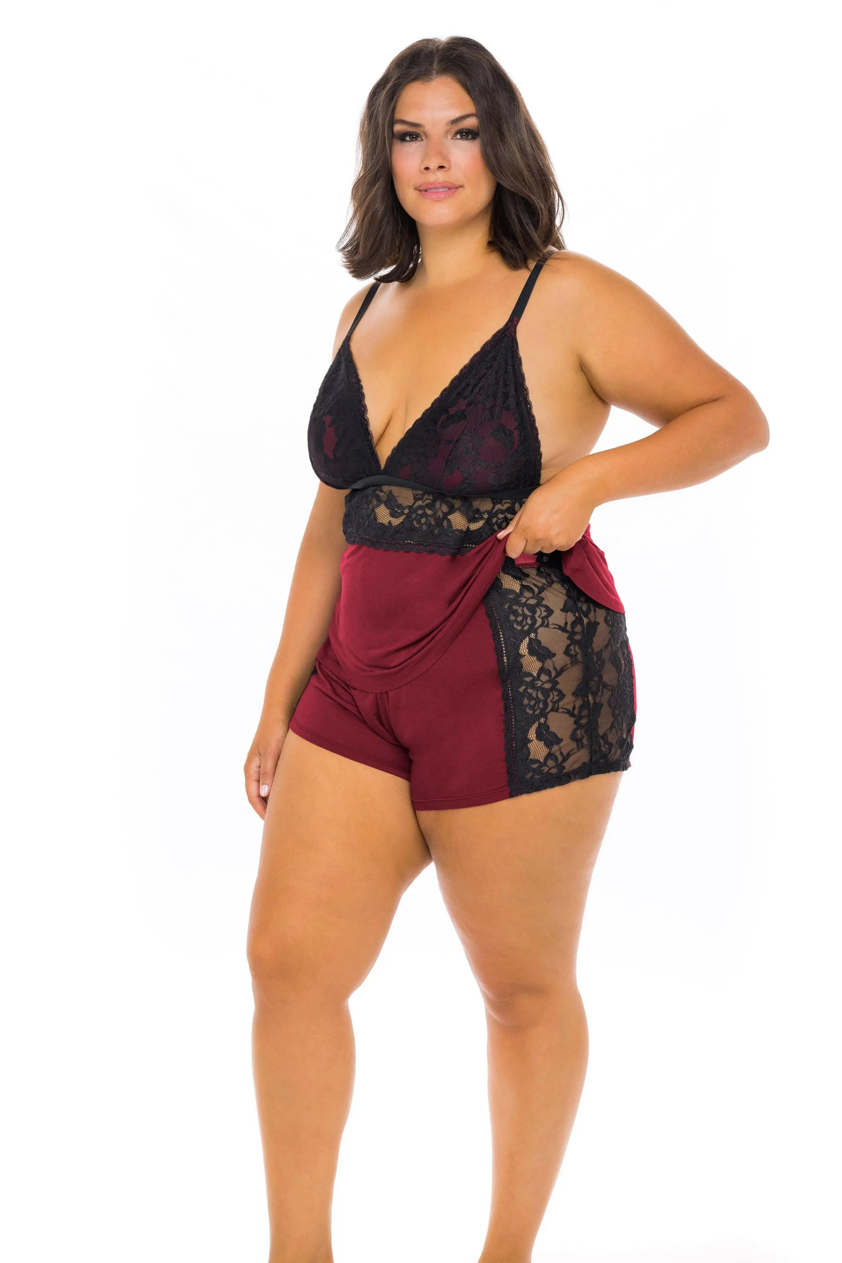 Louella Lace Camisole and Short Set