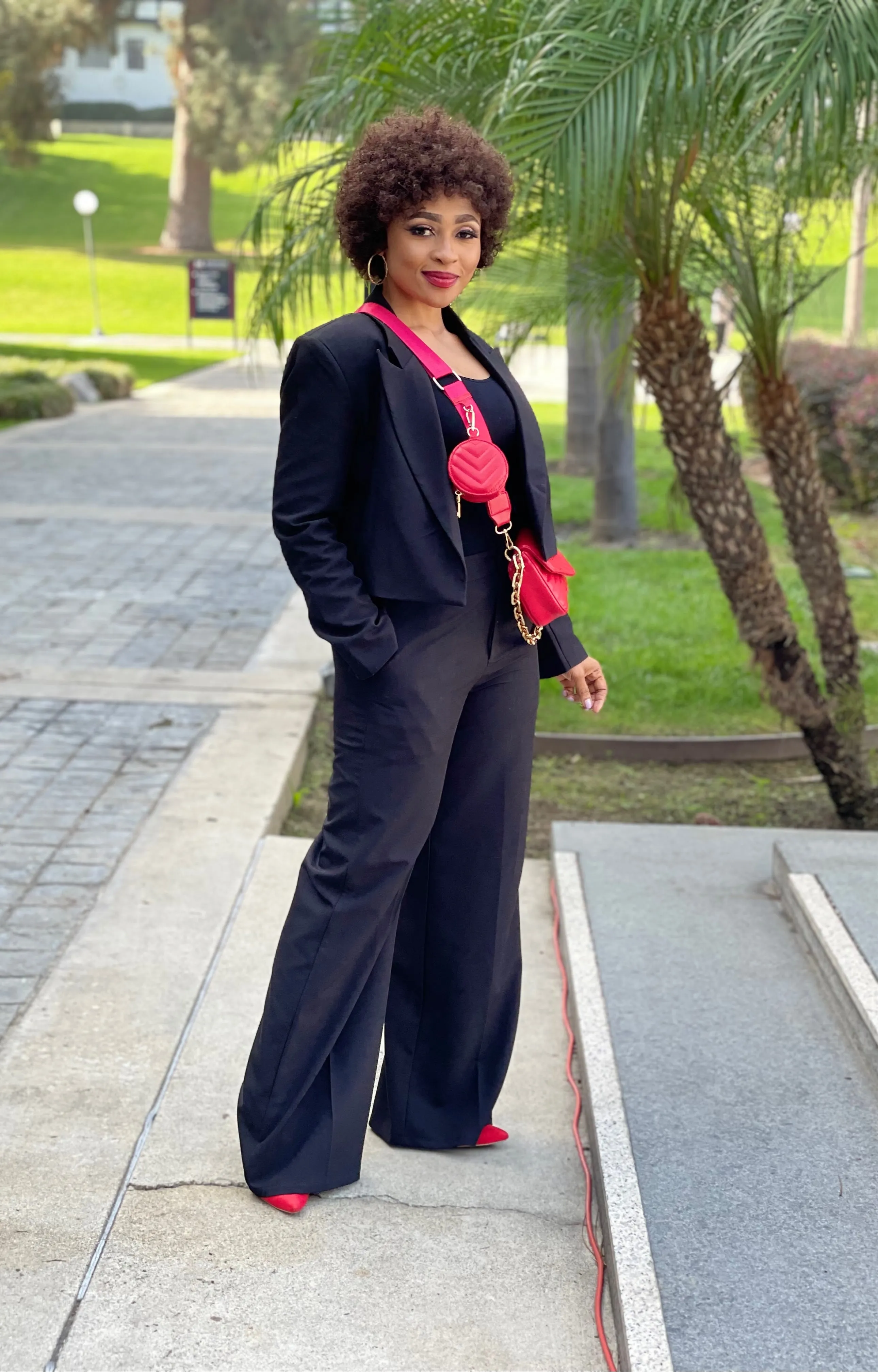 Luna wide leg tailored Pants