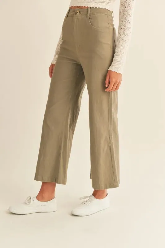 MABLE High Rise Pants with Pockets