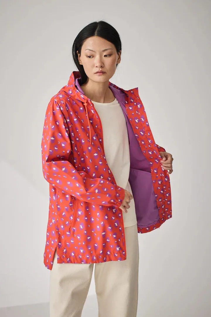 Magla Raincoat - Red/Purple