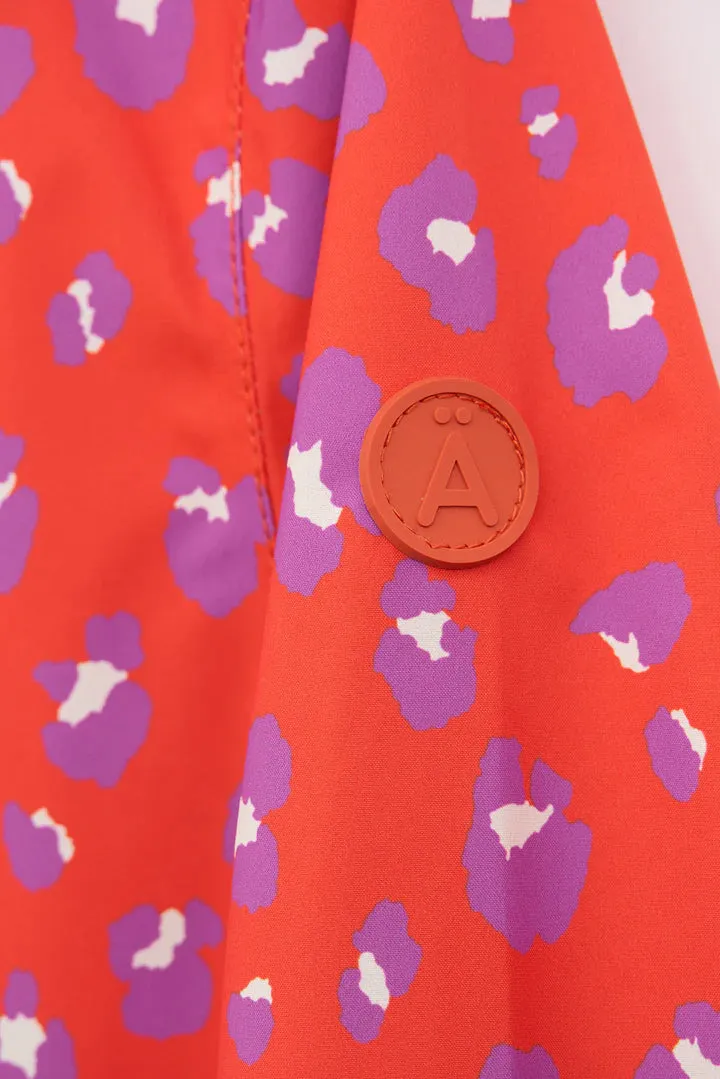 Magla Raincoat - Red/Purple