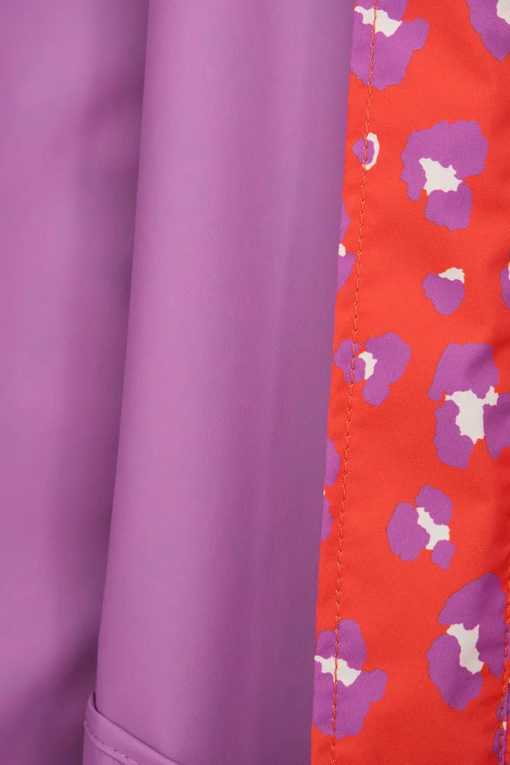 Magla Raincoat - Red/Purple