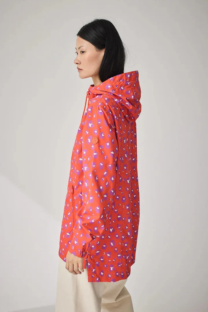 Magla Raincoat - Red/Purple