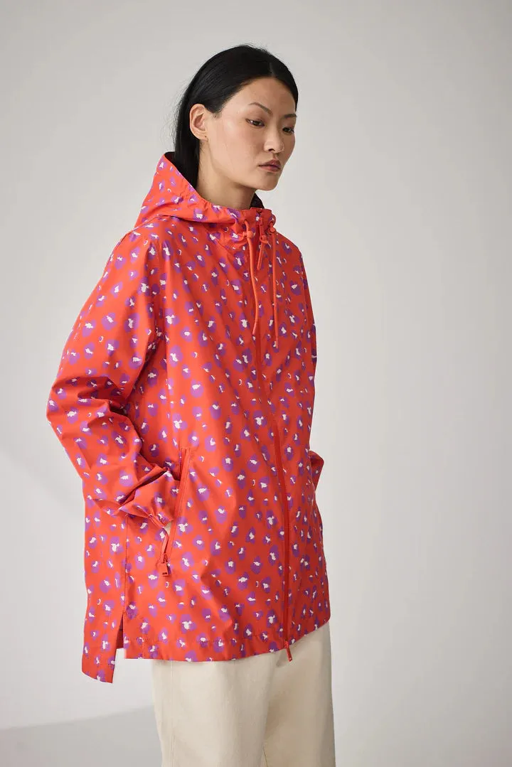 Magla Raincoat - Red/Purple
