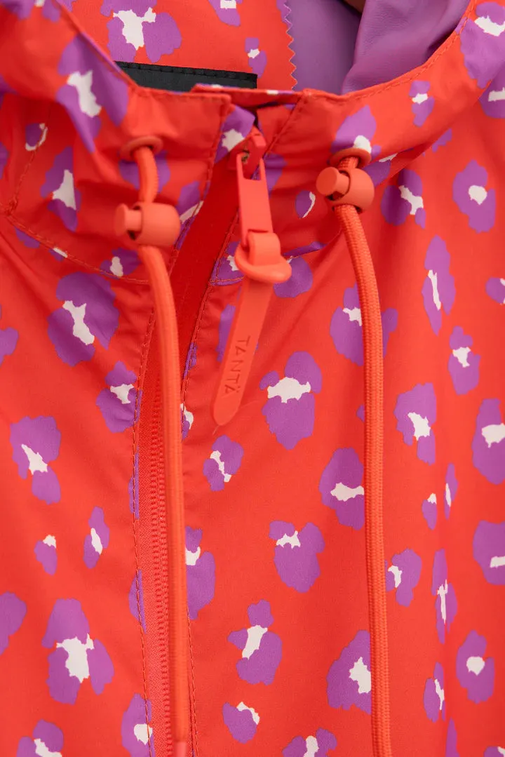 Magla Raincoat - Red/Purple